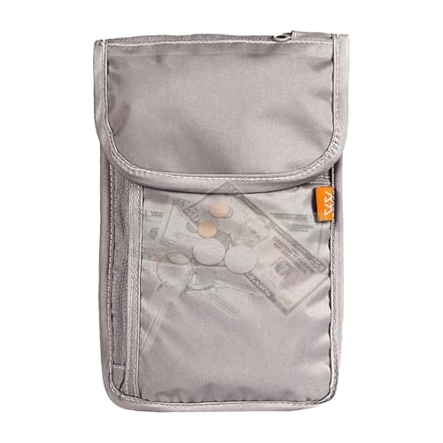 Proypiax Reisepass Taschen Für Reisen - Nackengurt Reise-Geldbörse Aufbewahrung | Diebstahlsicherer Reisepass Organizer wasserdichte Handytasche Für Reisen Pendeln von Proypiax