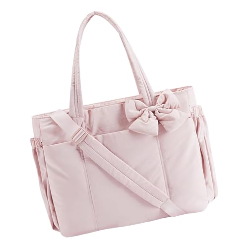 Proypiax Schleifen Handtasche - Weiche Schleifen Tragetaschen für Damen,Elegante Umhängetasche Für Abend Arbeit Reise Hochzeit Büro Mädchen von Proypiax