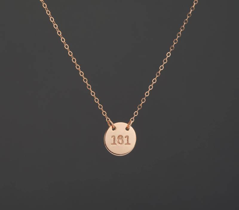Drei Initial Halskette, Personalisierte Benutzerdefinierte Monogramm Handgestempelte Initiale, Brautjungfer Geschenk, Abschlussgeschenk von Prozart