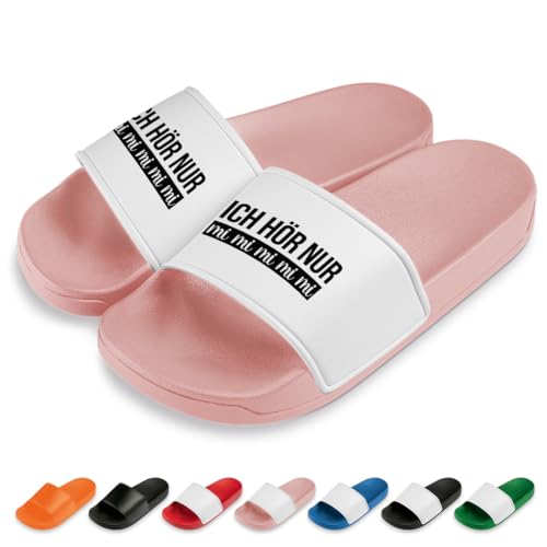 Ich hör nur mimimimi Badelatschen | Slipper | Schlappen | Hausschuhe | Pantoletten | Unisex | Lustige Sprüche | Party | rutschfest | Rosa | Größe 40 Ich hör nur mimimimi Badelatschen | Slipper | Schlappen | Hausschuhe | Pantoletten | Unisex | Lustige Sprüche | Party | rutschfest | Rosa | Größe 40 von Prozente Momente