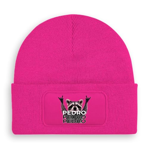 Pedro Pedro Pedro - Beanie | Strickmütze | Wollmütze | Beanie mit Druck | lustige Sprüche | Apres-Ski | Winter | Pink von Prozente Momente