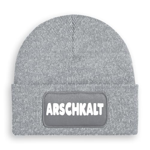 Prozente Momente Arschkalt - Beanie | Strickmütze | Wollmütze | Beanie mit Druck | lustige Sprüche | Apres-Ski | Winter | Grau meliert Prozente Momente Arschkalt - Beanie | Strickmütze | Wollmütze | Beanie mit Druck | lustige Sprüche | Apres-Ski | Winter | Grau meliert von Prozente Momente