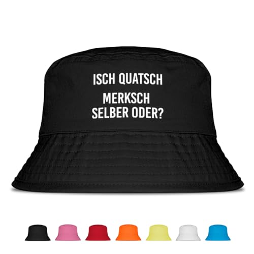 Prozente Momente Merksch selber oder - Fischerhut | Anglerhut | Sonnenhut | Sommer | Party | Malle | lustige Sprüche | OneSize | Malle | Urlaub | Schwarz von Prozente Momente