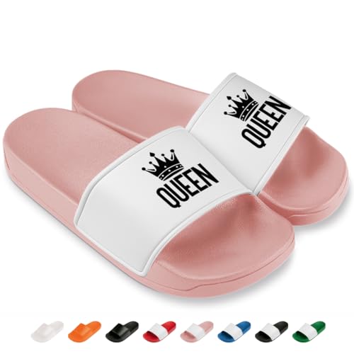 Prozente Momente Queen - Lustige Badelatschen für Damen – Bequeme Schlappen & Hausschuhe für Strand, Pool und Dein Malle-Outfit | Rosa Gr. 39 Prozente Momente Queen - Lustige Badelatschen für Damen – Bequeme Schlappen & Hausschuhe für Strand, Pool und Dein Malle-Outfit | Rosa Gr. 39 von Prozente Momente