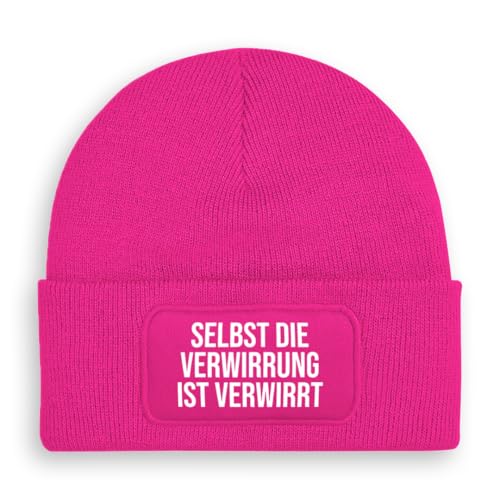 Prozente Momente Selbst die Verwirrung ist verwirrt - Beanie | Strickmütze | Wollmütze | Beanie mit Druck | lustige Sprüche | Apres-Ski | Winter | Pink Prozente Momente Selbst die Verwirrung ist verwirrt - Beanie | Strickmütze | Wollmütze | Beanie mit Druck | lustige Sprüche | Apres-Ski | Winter | Pink von Prozente Momente