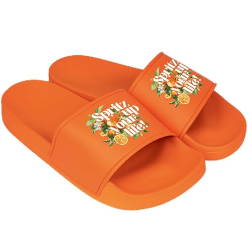 Prozente Momente Spritz up Your Life - Lustige Badelatschen für Herren & Damen – Bequeme Schlappen & Hausschuhe für Strand, Pool und Dein Malle-Outfit | Orange Gr. 41 Prozente Momente Spritz up Your Life - Lustige Badelatschen für Herren & Damen – Bequeme Schlappen & Hausschuhe für Strand, Pool und Dein Malle-Outfit | Orange Gr. 41 von Prozente Momente