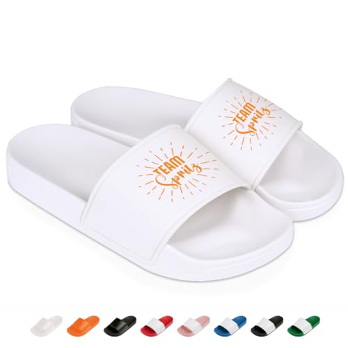 Prozente Momente Team Spritz - Lustige Badelatschen für Herren & Damen – Bequeme Schlappen & Hausschuhe für Strand, Pool und Dein Malle-Outfit | Weiß Gr. 42 Prozente Momente Team Spritz - Lustige Badelatschen für Herren & Damen – Bequeme Schlappen & Hausschuhe für Strand, Pool und Dein Malle-Outfit | Weiß Gr. 42 von Prozente Momente