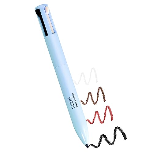Prreal 4 in 1 Makeup Pen, Eyebrow Pencil & Eyeliner & Lip Liner & Highlighter Pen, All in One Makeup Pen Waterproof Eye, Lip and Face Makeup, 4 Color Multi-function Makeup Beauty Pencil (Blue A) Prreal 4 in 1 Makeup Pen, Eyebrow Pencil & Eyeliner & Lip Liner & Highlighter Pen, All in One Makeup Pen Waterproof Eye, Lip and Face Makeup, 4 Color Multi-function Makeup Beauty Pencil (Blue A) von Prreal