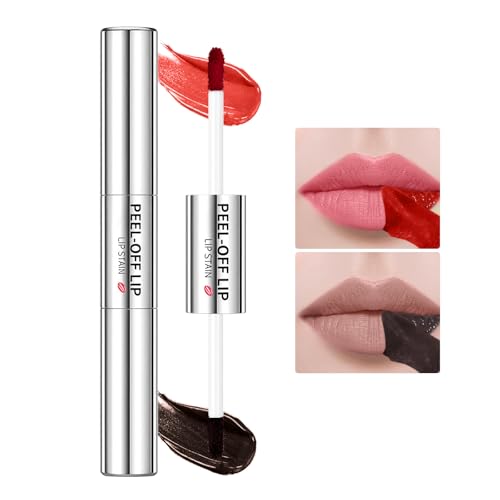 Prreal Double-Ended Peel Off Lip Stain,Double-Side Peel Off Lip Liner Tattoo Matte Finish,Waterproof Long-Lasting Lip Gloss Natural Highly Pigmented,03 Prreal Double-Ended Peel Off Lip Stain,Double-Side Peel Off Lip Liner Tattoo Matte Finish,Waterproof Long-Lasting Lip Gloss Natural Highly Pigmented,03 von Prreal
