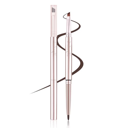 Prreal Eyeliner, Waterproof Eyeliner Pencil, Rotating Tattoo Liner Gel Pencil with Blade Brush, Smudgeproof Eyeliner Precise to Draw Eye Makeup, #02 Brown von Prreal