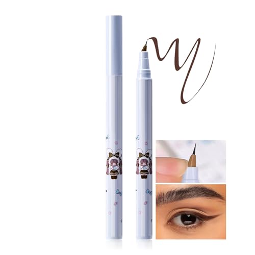 Prreal Liquid Eyeliner Waterproof, Smudge-proof Liquid Eyeliner Pen, Hight Pigmented Precise Eyeliner Brown, Liquid Eyeliner Quick Drying Longlasting for Eyes Eyebrow Face Body Makeup,#03 von Prreal