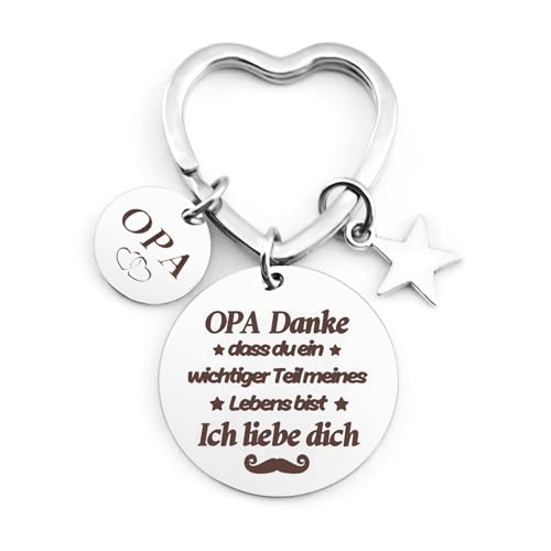 Opa Geschenk Opa Vatertagsgeschenke für Opa Schlüsselanhänger Männer Geschenk Für Opa zum Geburtstag Bester Opa Geschenk Opa Geburtstag Weihnachtsgeschenke Opa Von Enkel Weihnachten Geschenke von Prrivnix