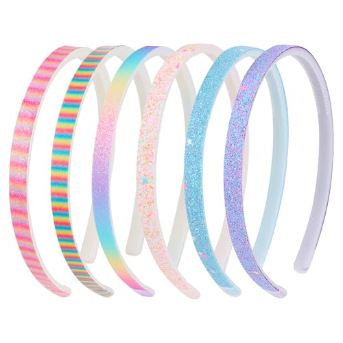 Pruadeor 5 Stück Schmal Haarreifen Damen Lieb Haarband für Frauen Mädchen Haar-Accessoires von Pruadeor