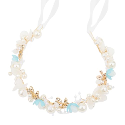 Pruadeor Perlen-Strass Braut Haarschmuck - Strassstein-Haarbänder für Damen, Luxuriös für Hochzeit & Fest Pruadeor Perlen-Strass Braut Haarschmuck - Strassstein-Haarbänder für Damen, Luxuriös für Hochzeit & Fest von Pruadeor