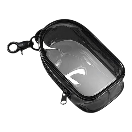 Kleine Durchsichtige Geldbörse, Mini-durchsichtige Tasche Schlüsselanhänger-befestigte Transparente Beutel-Geldbörse - Multifunktionale Ladekabeltaschen Mit Reißverschluss von Pruojhw