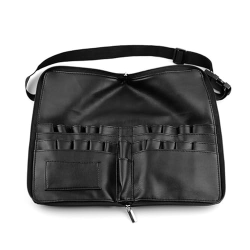 Make Up Pinsel Kosmetiktasche - Tragbare Organizer Tasche Professionelle Kosmetik-Make-up-Pinsel-Gürteltasche, Pu-Leder Make- - -Tasche Mit Mehreren Taschen von Pruojhw