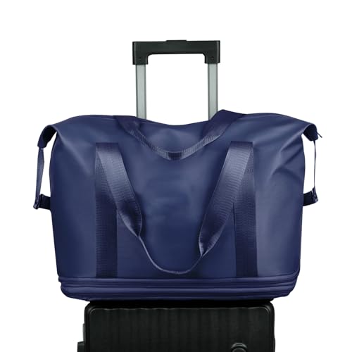 Pruojhw Rad Schultertasche Mit Griff - Ausziehbares Rollgepäck Für Unter Dem Sitzbereich | Kleidertransporttasche Für Kurzreisen Geschäftsreisen Fitnesscamping Einkaufen Urlaub von Pruojhw