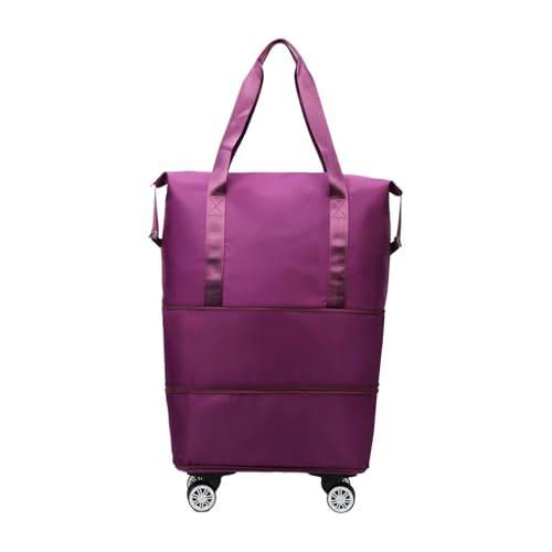 Pruojhw Rad Schultertasche Mit Griff - wasserdichte Tragbare Rollkoffer - Organizer Tasche Mit Kleiderfach Für Reise Camping Wochenendausflüge Geschäftsreisen Pruojhw Rad Schultertasche Mit Griff - wasserdichte Tragbare Rollkoffer - Organizer Tasche Mit Kleiderfach Für Reise Camping Wochenendausflüge Geschäftsreisen von Pruojhw