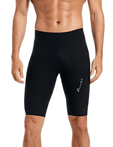 Przewalski Herren Pro Team Radlerhose 4D gepolsterte Bike Shorts Bike Shorts für Rennrad und Kies Radfahren, Schwarz, Groß von Przewalski