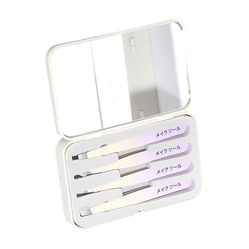 4pieces Edelstahl Pinzetten Für Frauen Gesichtsbehandlungen Haarpräzision Pinzision Für Eingewachsene Haarentfernung Augenbrauen Set Mit Reisekoffer 4pieces Edelstahl Pinzetten Für Frauen Gesichtsbehandlungen Haarpräzision Pinzision Für Eingewachsene Haarentfernung Augenbrauen Set Mit Reisekoffer von Psdndeww