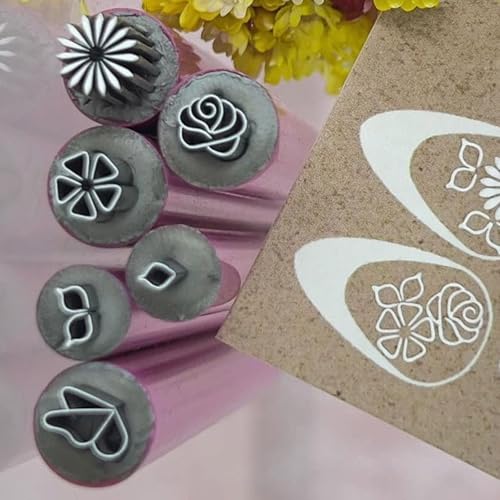 6-teiliges Nagelkunst Stempelstift Set Nagelkunst Stiftset Blumennägel Stempelstift Nagelkunst Punktierwerkzeug Nagelkunstwerkzeuge Für Frauen von Psdndeww