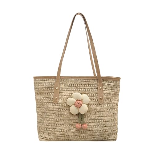 Allzustehende Handtasche Für Frauen Große Kapazität Achselhöhle Fashion Strand Stroh Schulter Stilvoller Urlaub Frauen Stroh Schulter Strand Handgewebtes Handtasche Stylische Achselhöhle von Psdndeww