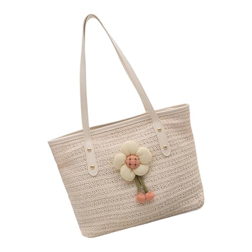 Allzustehende Handtasche Für Frauen Große Kapazität Achselhöhle Fashion Strand Stroh Schulter Stilvoller Urlaub Frauen Stroh Schulter Strand Handgewebtes Handtasche Stylische Achselhöhle von Psdndeww