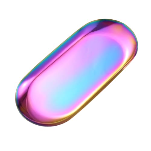 Edelstahl Schmuckschalen Eitelkeitsschale Für Make Up Werkzeuge Home Tabletop Dekoration Ail Art Equipment Plate Make Up Organizer Tablett von Psdndeww