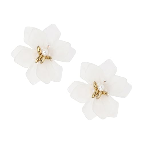 Einzigartige Blumenebenen Ohrringe Wasserdichte Modeharz Textur Für Verschiedene Anlässe Tragen Stilvolle Tropfenohrringe von Psdndeww