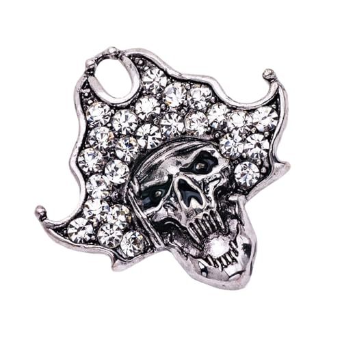 Elegante Schädelbrosche Für Frauen Retro Legierung Schmuck Gothic Accessoire Secure Clasp Stylish Outfit Geschenkschädel Brosche Brosche von Psdndeww