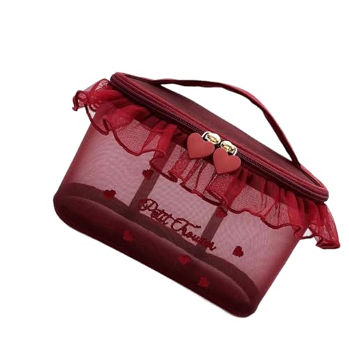 Ergonomische Kosmetische Tasche Mit Mehreren Kompartimenten Tragen Resistente Design Make Up Hülle Für Frauen Und Mädchen Mode Stickmake Up Accessoire von Psdndeww