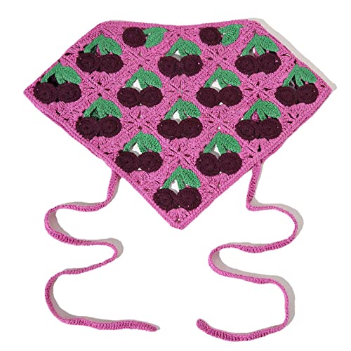 Ethnische Dreieck-Bandanas, Turban, Häkelhaar, Schal, Haarband, Stirnband, elastisch, Haarband, Headwrap von Psdndeww