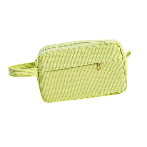 Federmäppchen aus Kord, koreanische Stile, großes Fassungsvermögen, Stifteetui, ästhetische Tasche, Organizer, ästhetische Tasche, große Kapazität, D von Psdndeww