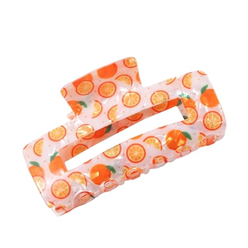 Haarklammer für Damen, Zitronenfrucht, Zubehör für Frühlings-Mottopartys und den täglichen Gebrauch, niedliches Obst-Design, Klauen-Clip von Psdndeww