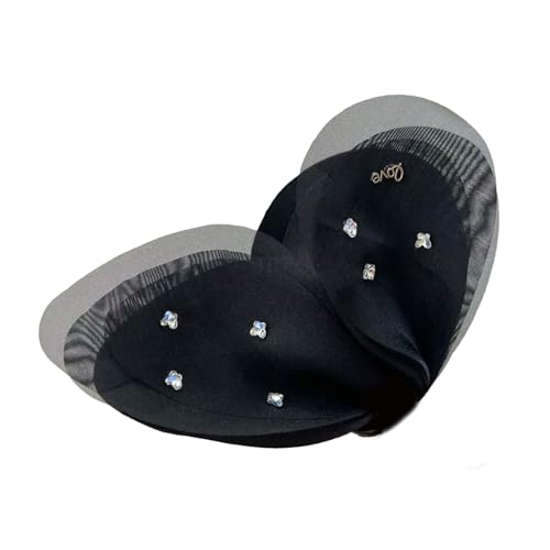 Haarspange mit durchsichtigen Schleifen für Damen, modischer Haarschmuck, sicherer Halt, mehrere Farben erhältlich, praktische Haarspangen mit Netzschleifen von Psdndeww