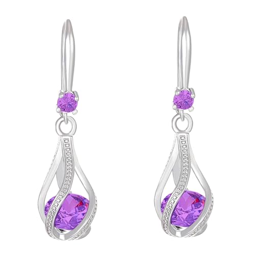 Hängeohrringe für Partys, Messingbeschaffenheit, um die Eleganz im Büro oder auf Partys zu verbessern von Psdndeww