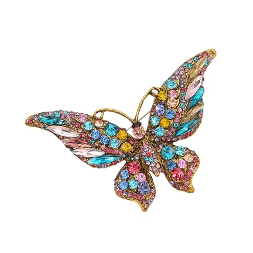 Handcraft Alloy Butterfly Pin Komplizierter Handwerkskunst Robuster von Psdndeww