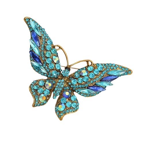 Handcraft Alloy Butterfly Pin Komplizierter Handwerkskunst Robuster von Psdndeww