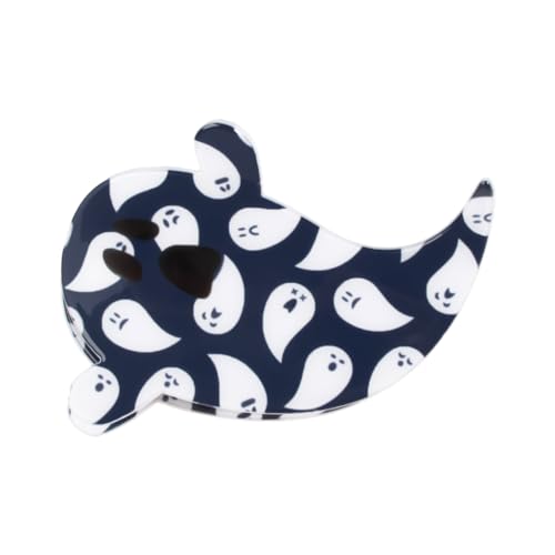 Harajuku Damen-Haarklammer mit Geisterform für Halloween, Halloween-Dekorationen von Psdndeww