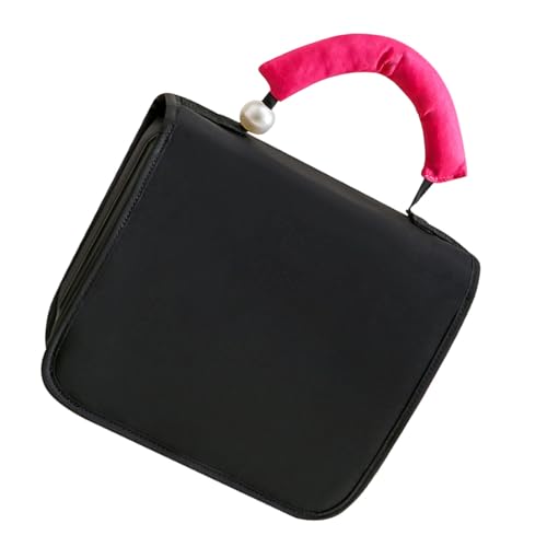 Kulturbeutel zum Aufhängen für Damen, Kosmetiktasche, Handtasche, Organizer, Tasche mit Perlengriff, Reißverschluss von Psdndeww