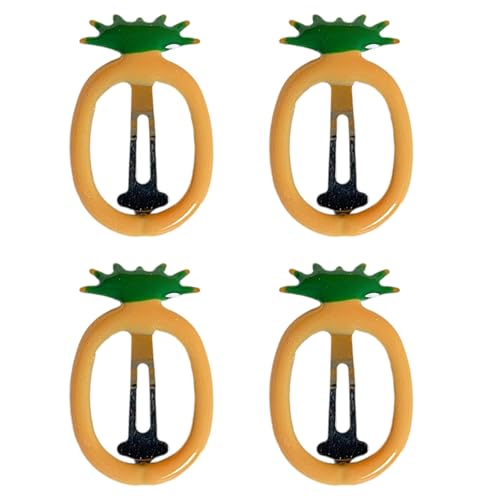Lässige Haarspangen, Haarspange, Ananas, 2000er Jahre, Trauben-Erdbeer-Strauß, Kopfbedeckung, süße Ananasform, kleine Haarspange von Psdndeww