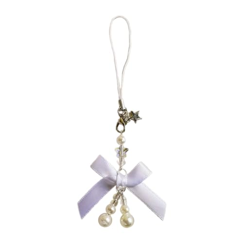 Mode Bow Star Keychain Handgefertigtes Schmetterling Knoten Keyring Perlen Perlen Bowknotschlüsselringe Anhänger Brieftasche Accessoire von Psdndeww