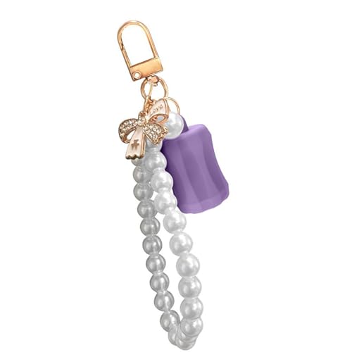 Mode Lippenbalsam Schlüsselbund Cover Mit Quick Clip Design Multi Brand Kompatibilität Tragbarer Schönheit Essential Clip Auf Lippenbalsamhalter Keychain von Psdndeww