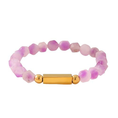Mode Perlen Armband Naturstein Unisex Stein Textur Geeignet Für Männer Und Frauen Präsentieren Modeaccessoire von Psdndeww