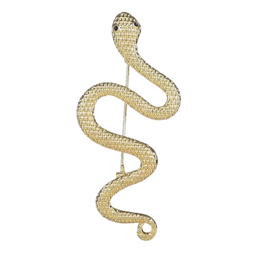 Modische goldene Schlangenbrosche, eleganter Stil für eine leichte und einfach zu tragende Legierung Modische goldene Schlangenbrosche, eleganter Stil für eine leichte und einfach zu tragende Legierung von Psdndeww
