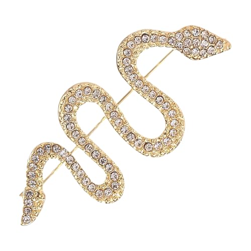 Modische goldene Schlangenbrosche, eleganter Stil für eine leichte und einfach zu tragende Legierung Modische goldene Schlangenbrosche, eleganter Stil für eine leichte und einfach zu tragende Legierung von Psdndeww