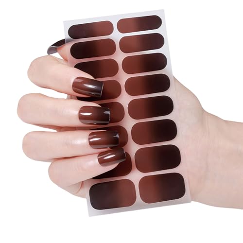 Nagellack Aufkleber Katzenaugen Gele Nagelstreifen Nagellack Wraps Glitzernde Gele Nagelaufkleber Maniküre Aufkleber von Psdndeww