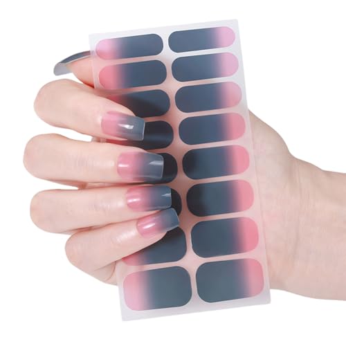 Nagellack Aufkleber Katzenaugen Gele Nagelstreifen Nagellack Wraps Glitzernde Gele Nagelaufkleber Maniküre Aufkleber von Psdndeww