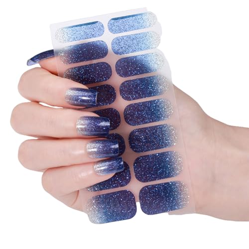 Nagellack Aufkleber Katzenaugen Gele Nagelstreifen Nagellack Wraps Glitzernde Gele Nagelaufkleber Maniküre Aufkleber von Psdndeww