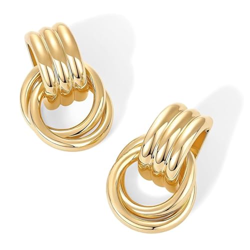 Ohrstecker, Partyschmuck, Messingbeschaffenheit, zur Verbesserung der Eleganz im Büro oder für Partys von Psdndeww